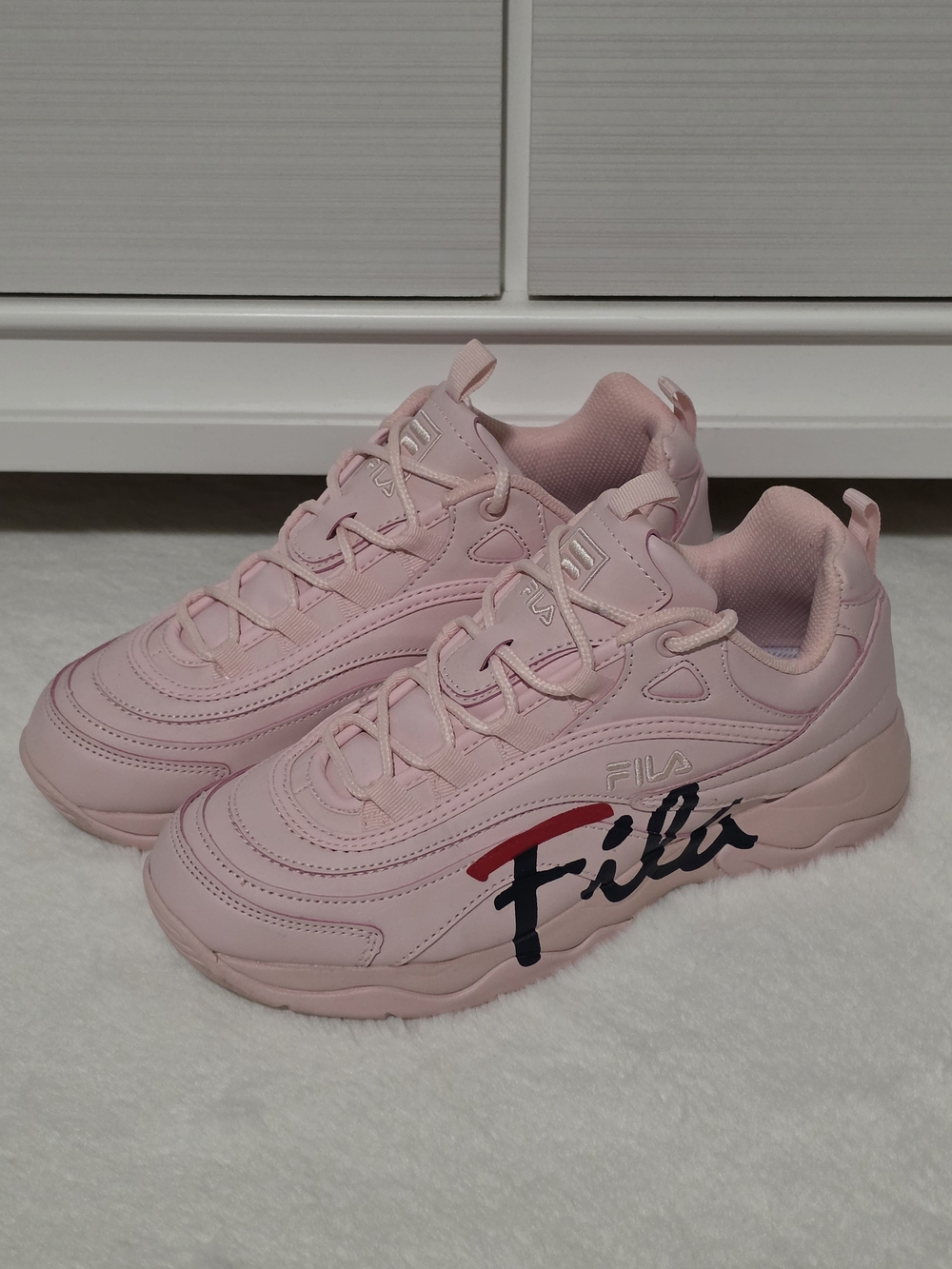 FILA Women's Pink Chunky Sneakers